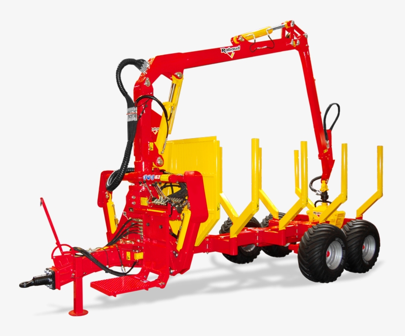 Forestry Forestry Trailer - Remorque Forestiere Rabaud, transparent png download