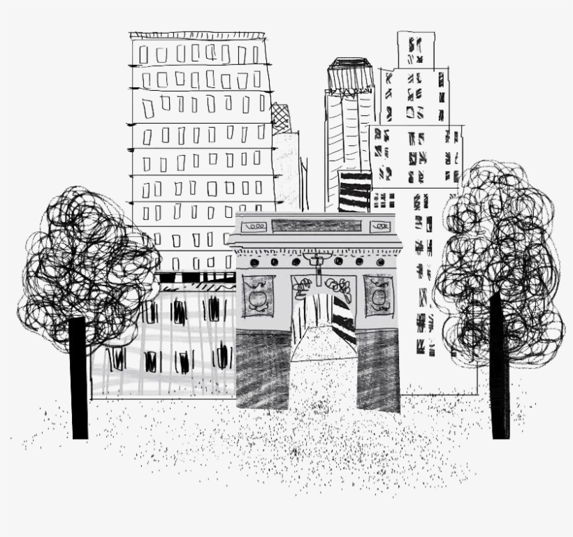 Dream City Post Jenice Kim A Summer - Dream City Sketch, transparent png download