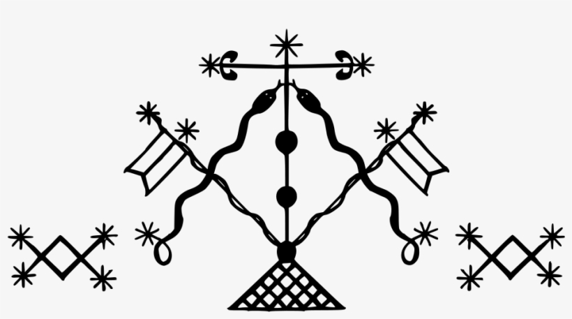 Vevedamballah - Svg - Damballah Wedo Veve, transparent png download
