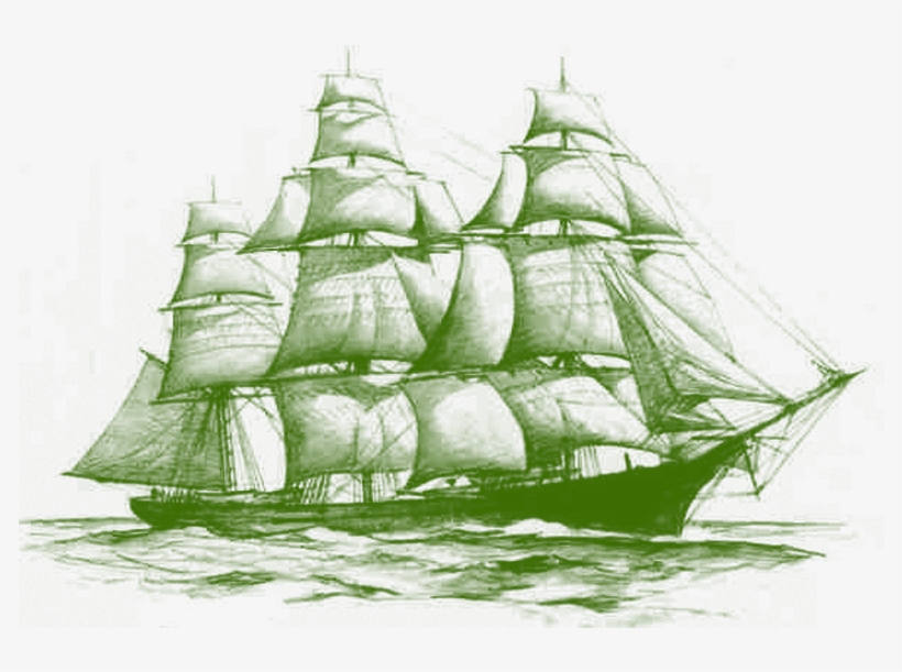 Clipper Ship Png - Ships From The Commercial Revolution, transparent png download