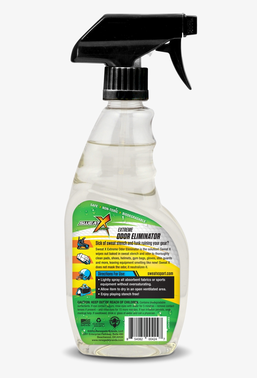 Sweat X Odor Eliminator 16 Oz - Stain, transparent png download