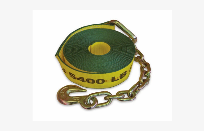 Webbing Winch Strap - Chain, transparent png download