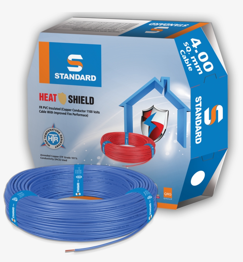 Heat Resistant Flame Retardant 90 M - Havells Standard, transparent png download