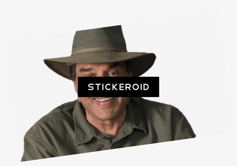Dharmendra With Hat - Fedora, transparent png download