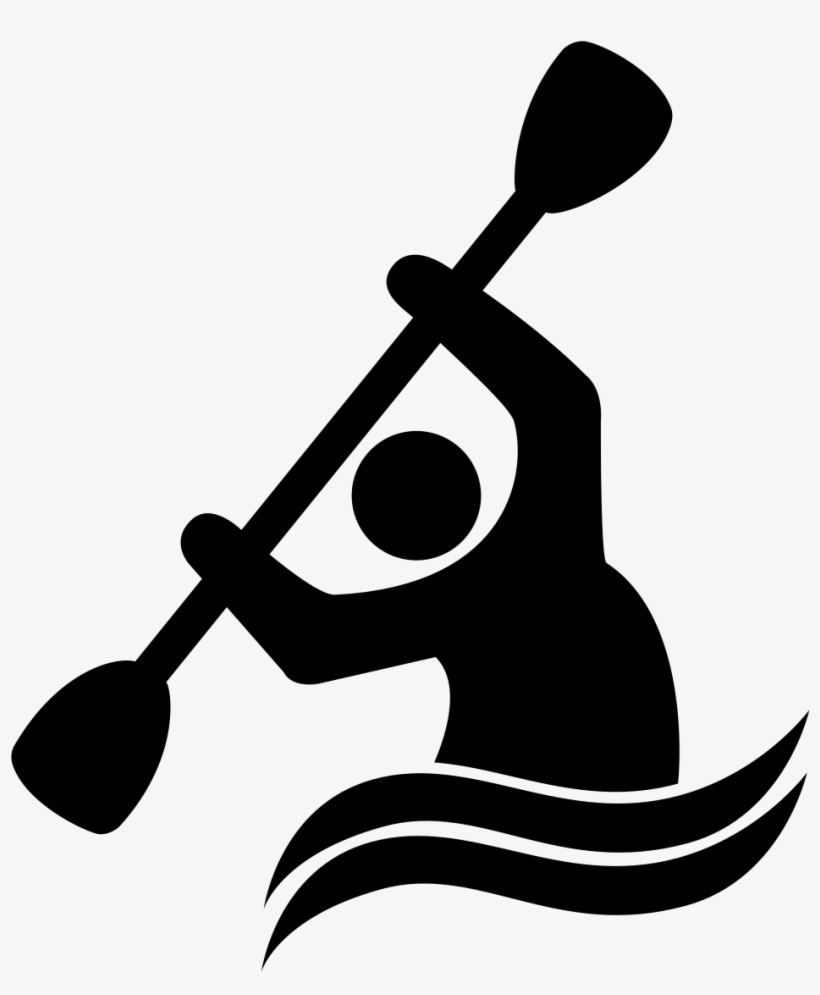 Learn The Basics Of Kayaking & Canoeing Kayak Clipart Black And White