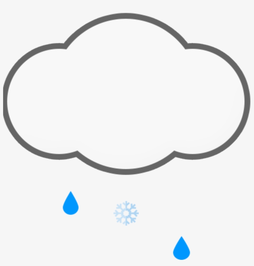 Rain And Snow - Snow, transparent png download