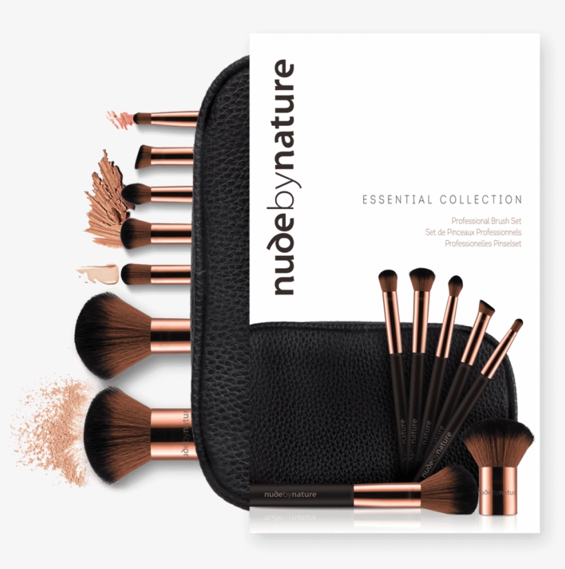 Stay At Home Mum - Nude By Nature Essential Collection 7 Piece Brush, transparent png download