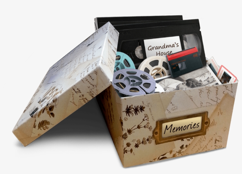 Shoebox Full Of Old Media - Old Media, transparent png download