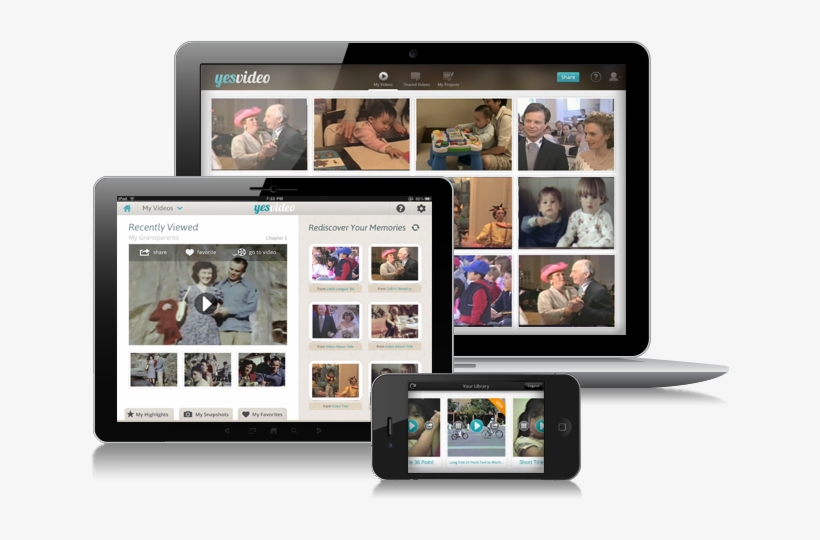 Bring Your Old Memories To 2014 Digitize Vhs Videos - Tablet Computer, transparent png download
