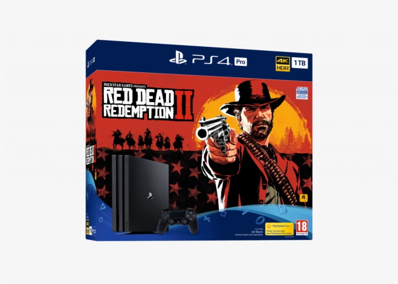 Playstation 4 Red Dead Redemption 2 Bundle, transparent png download
