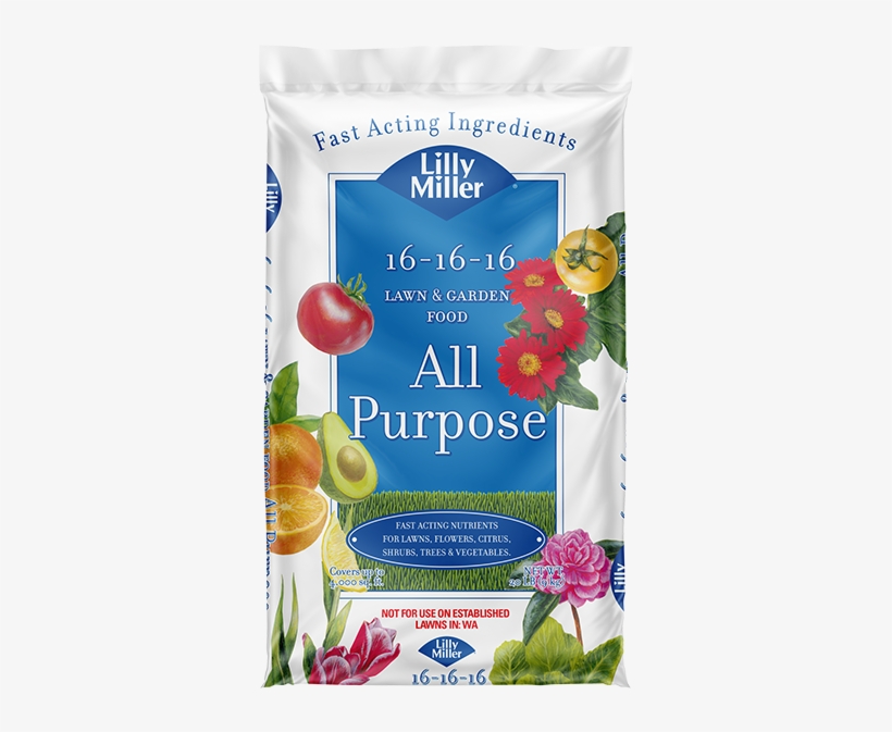 Lilly Miller Lawn & Garden Food All Purpose 16-16-16, transparent png download