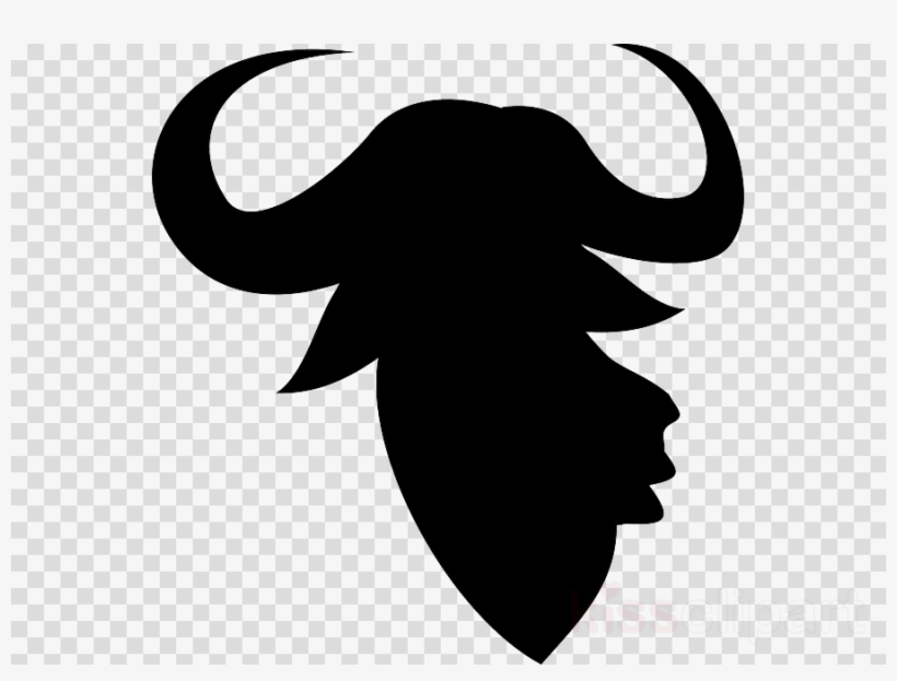 Bull And Sheep Head Silhouette Clipart Beef Cattle - Png Santa Black And White, transparent png download
