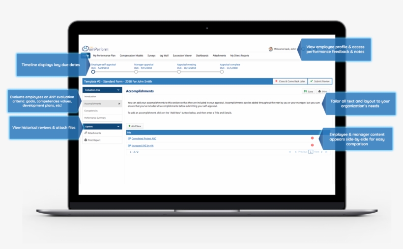 Emperform Features Screen Monitor With Transparent - Laptop, transparent png download
