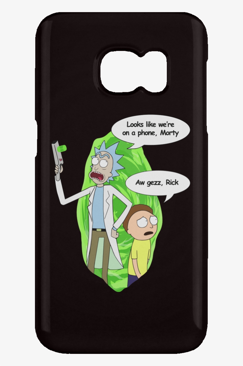 Rick And Morty Looks Like We're On A Phone - Rick And Morty Lockscreen, transparent png download