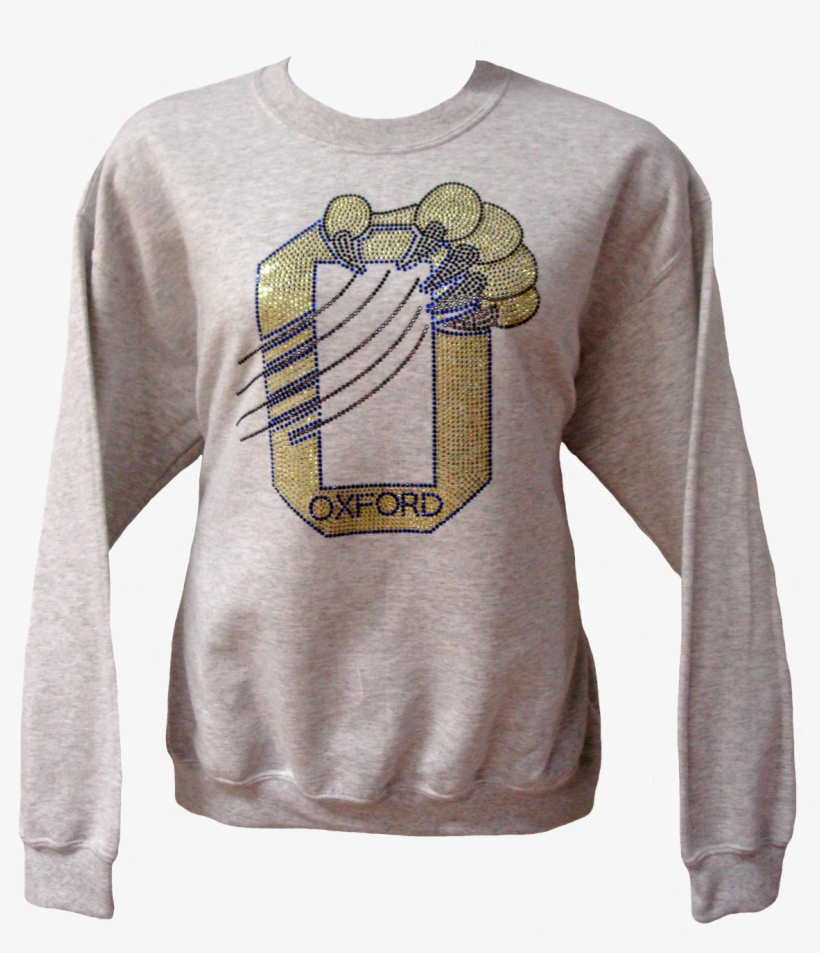 Love This Oxford O With The Claw Mark In Stones For - Long-sleeved T-shirt, transparent png download