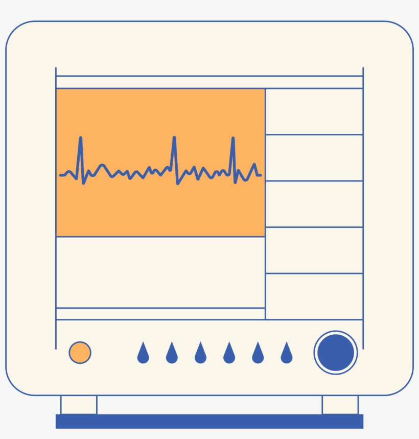 Placed On Your Skin, To Record The Electrical Impulses - Diagram, transparent png download