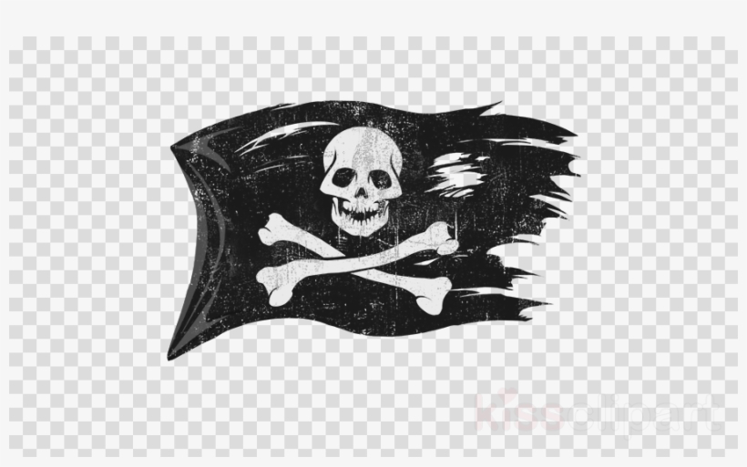 Download Jolly Roger Flag Clipart Jolly Roger Pirate - Jolly Roger Flag Png, transparent png download