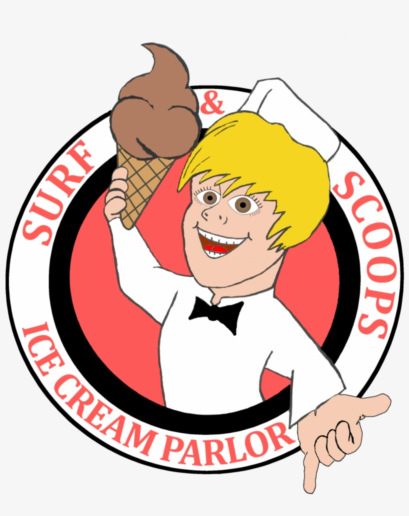 Surf And Scoops Ice Cream - Surf And Scoops, transparent png download
