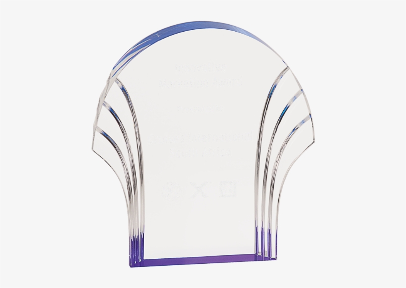 Sas301bu Blue Shell Acrylic Award - Cookie Cutter, transparent png download