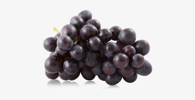 Uva Negra Extra - Black Grapes Bunch, transparent png download
