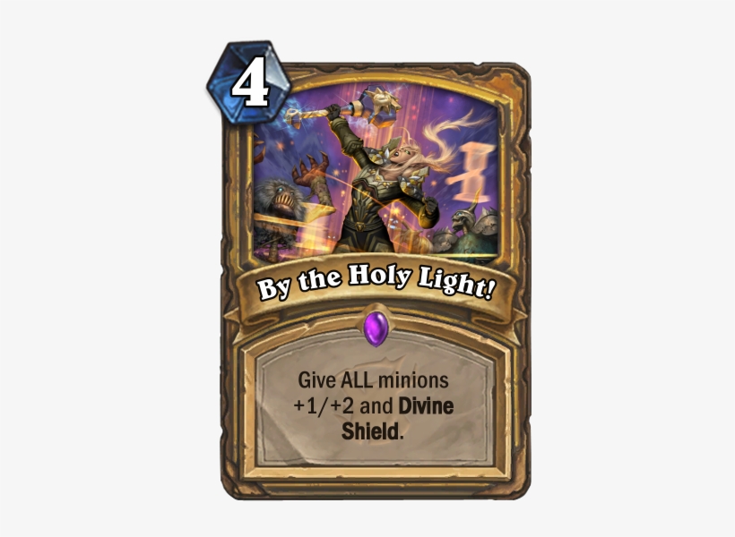 By The Holy Light - Hearthstone Forbidden Healing, transparent png download