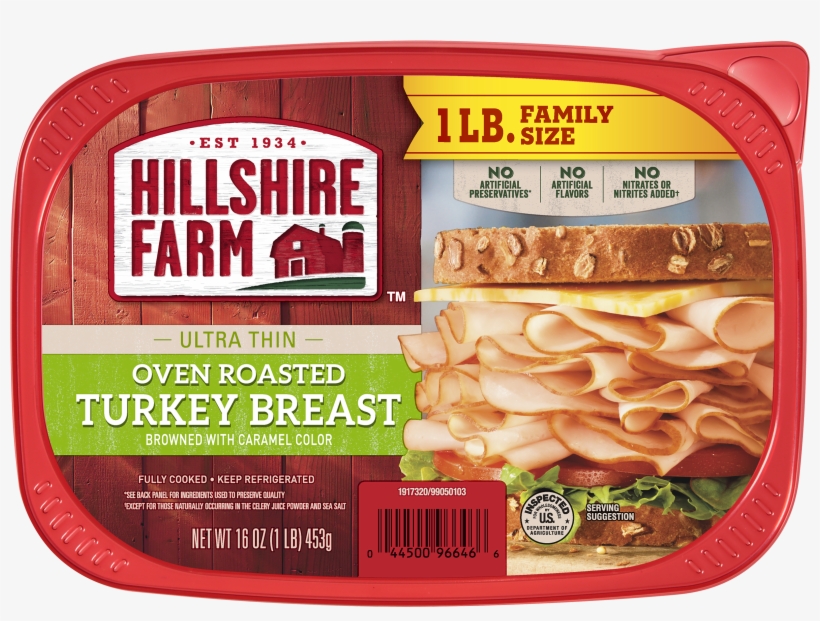 Hillshire Farm® Ultra Thin Sliced Lunchmeat, Oven Roasted - Hillshire Farms Turkey Breast, transparent png download