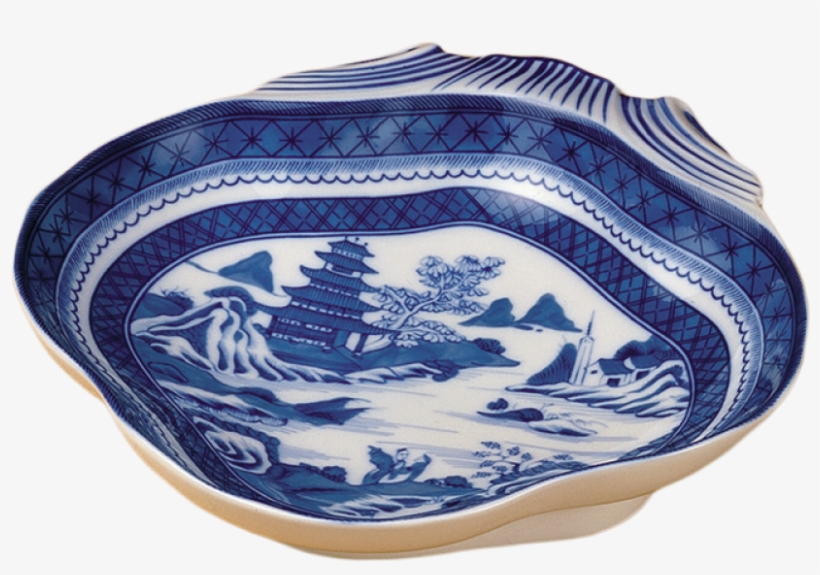 Mottahedeh Blue Canton Blue Canton Shell Dish, transparent png download