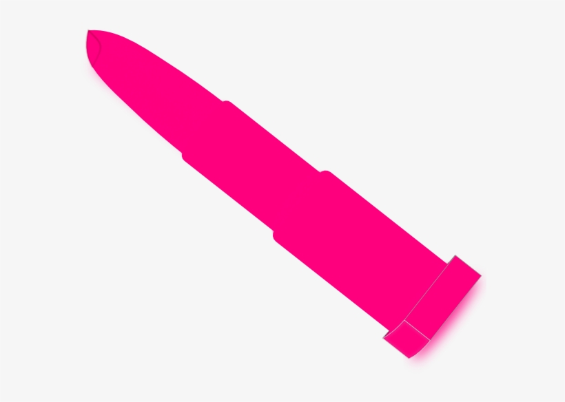 Pink Lipstick Clip Art At Vector Clip Art - Clip Art Pink Lipstick, transparent png download
