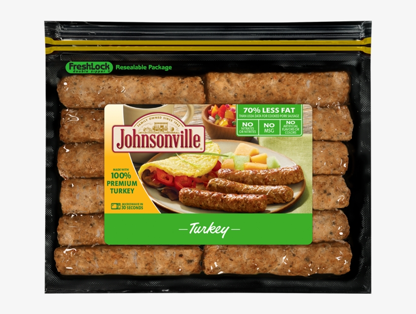Product Image - Johnsonville Fully Cooked Breakfast Sausage Upc, transparent png download