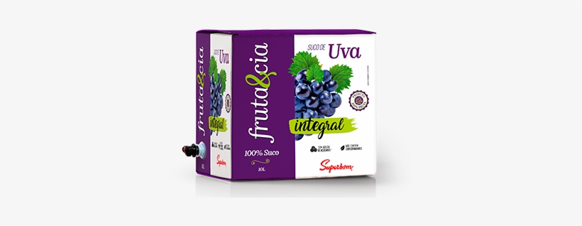 Suco De Uva Integral Fruta&cia 10l - Grape, transparent png download