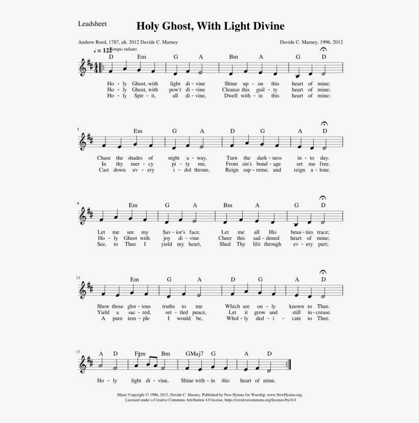 Leadsheet - Music, transparent png download