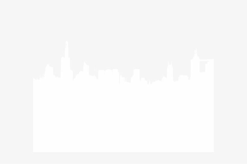 Skyline Clipart City Outline - White Cityscape Png, transparent png download