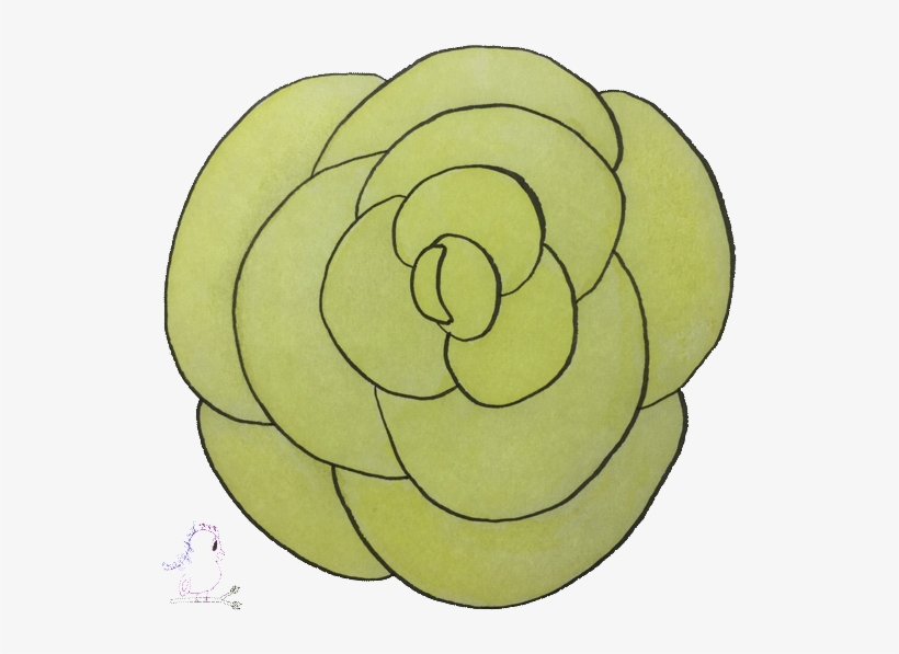 Rose Drawing Visit Craftyjbird - Japanese Camellia, transparent png download