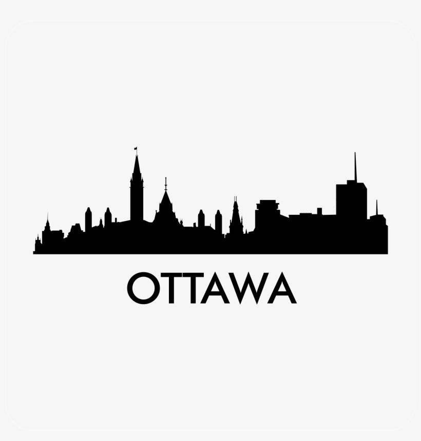Free Chicago Skyline Outline Png - Parliament Hill, transparent png download
