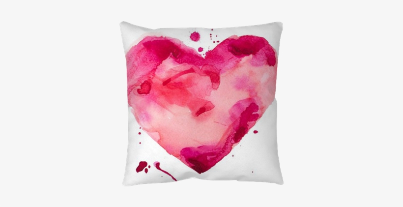 Love, Relationship, Art, Painting Floor Pillow • Pixers® - Heart Painting, transparent png download