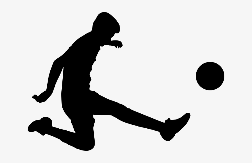Report Abuse - Fußball Silhouette, transparent png download