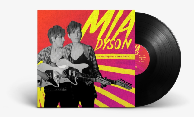 Mia Vinyl Record Psd Mockup Black Preview, transparent png download