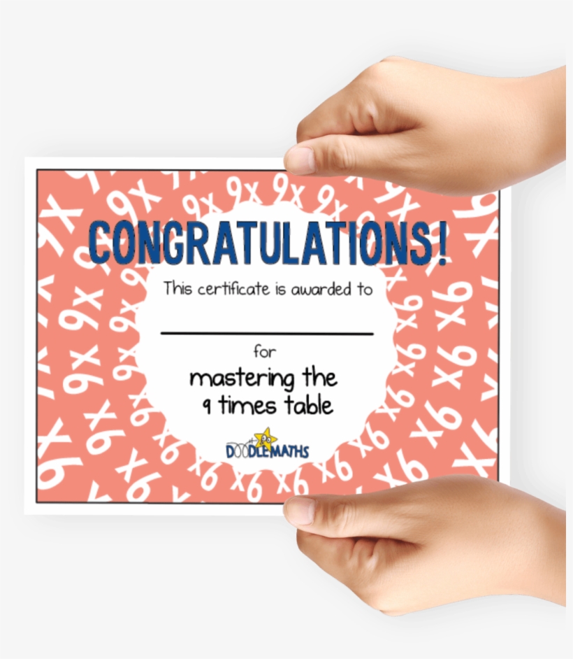 Tablesmastered-hands - Diploma, transparent png download
