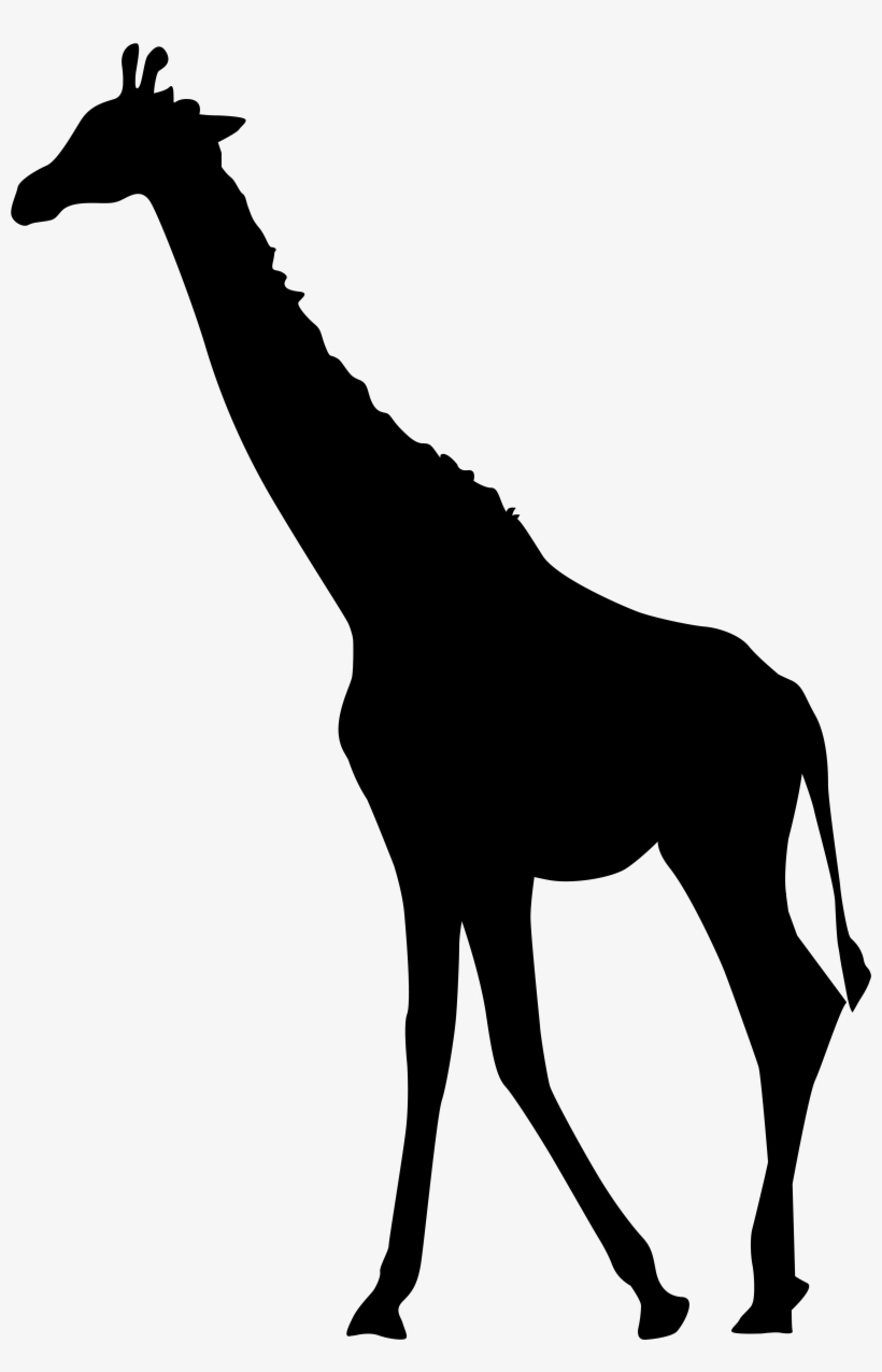 Transparent Clip Art Image - Giraffe Silhouette Png, transparent png download