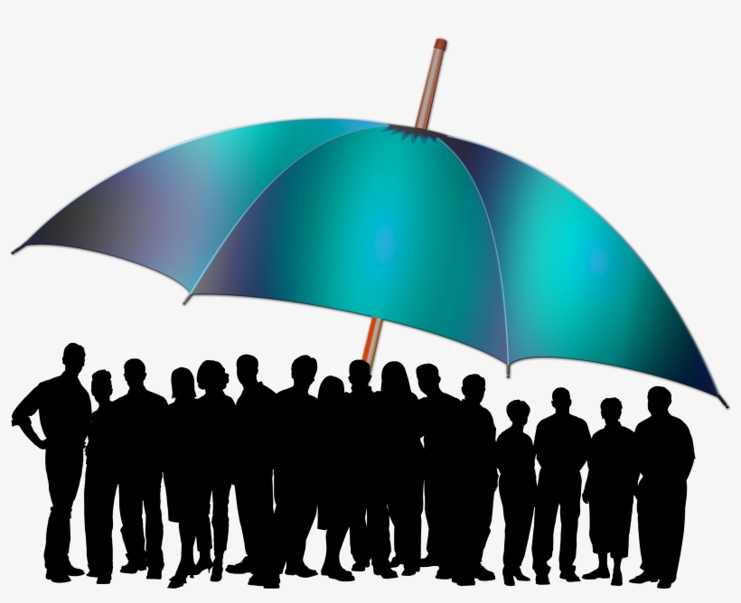 Person Man Woman Child Silhouette Under Blue Color - Consumers Protection, transparent png download