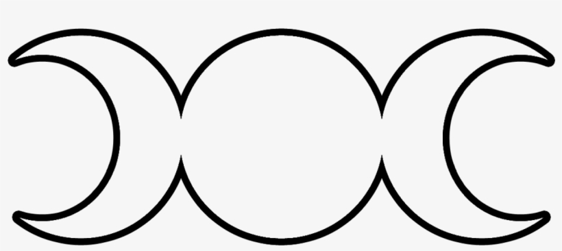 Wiccan Goddesses Picture Transparent Stock - Triple Goddess Symbol, transparent png download