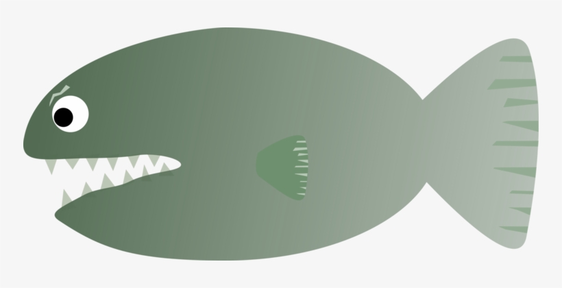 Piranha Fish Cartoon Computer Icons Pygocentrus Piraya - Pirahna Cartoon Png, transparent png download