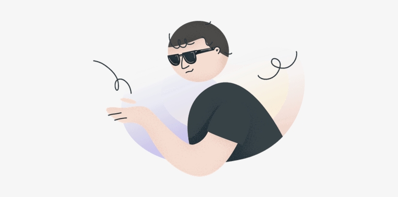 Pulling His Life Together - Cartoon, transparent png download