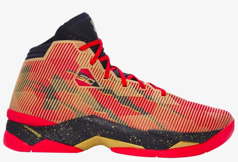 5 'san Francisco 49ers' - Curry 2.5 Red And Gold, transparent png download