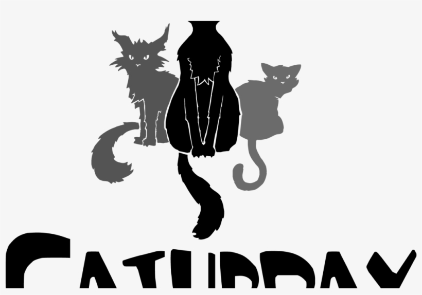 Happy Caturday - Illustration, transparent png download