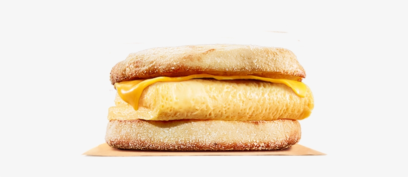 Egg & Cheese English Muffin - Fast Food, transparent png download