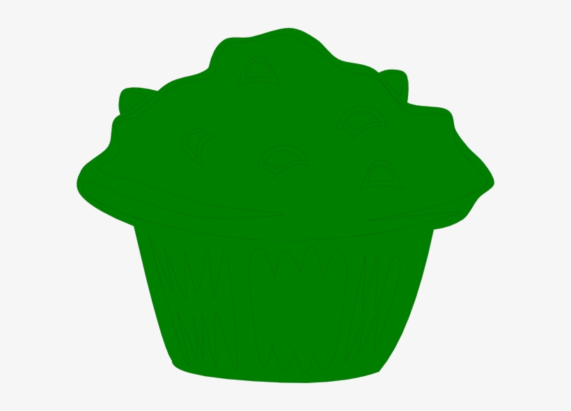 How To Set Use Green Muffin Clipart, transparent png download
