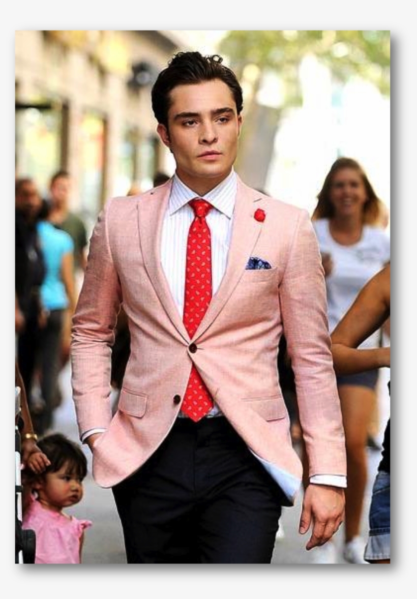 Publicada Por Marta Martins À Janeiro 08, 2013 4 Comentários - Chuck Bass Pink Suit, transparent png download