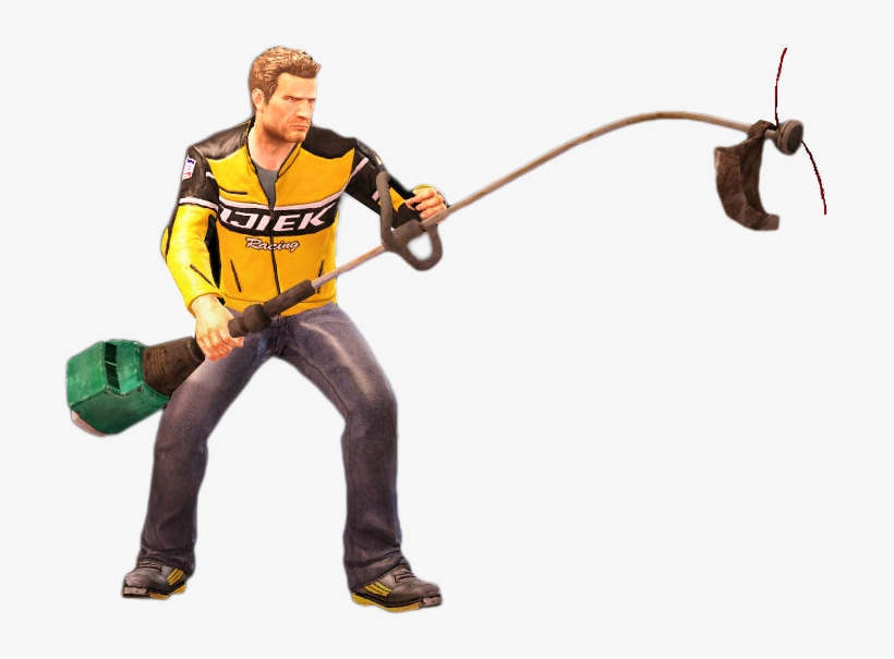 Dead Rising Grass Trimmer Holding - Dead Rising 2 Case, transparent png download