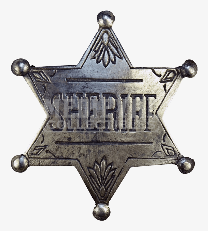 Western Sheriff Badge - Sheriff Badge Png Transparent PNG - 850x850